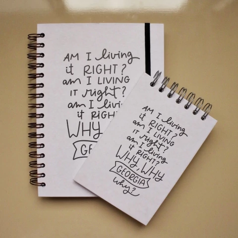 PLANNER + BLOCO - JOHN MAYER WHY GEORGIA - comprar online