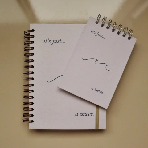 PLANNER + BLOCO - JOHN MAYER IT'S JUST A WAVE CREME - comprar online