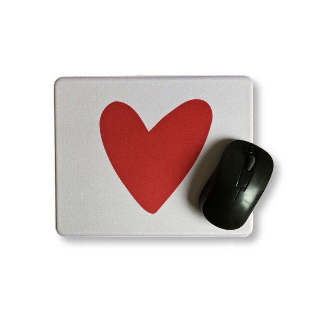 MOUSE PAD CORAÇÃO